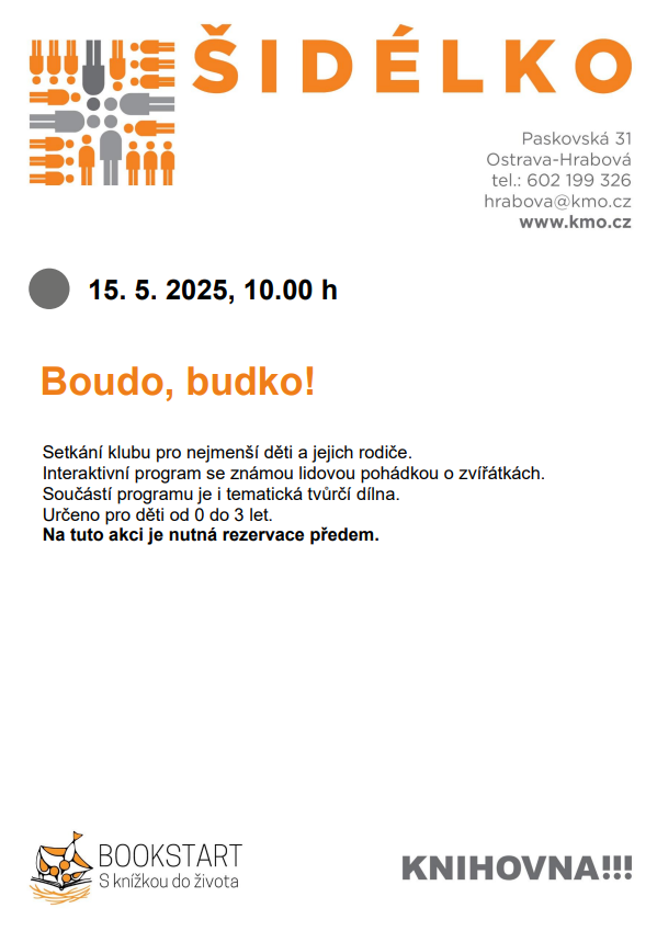 KLUB ŠIDÉLKO: BOUDO, BUDKO!