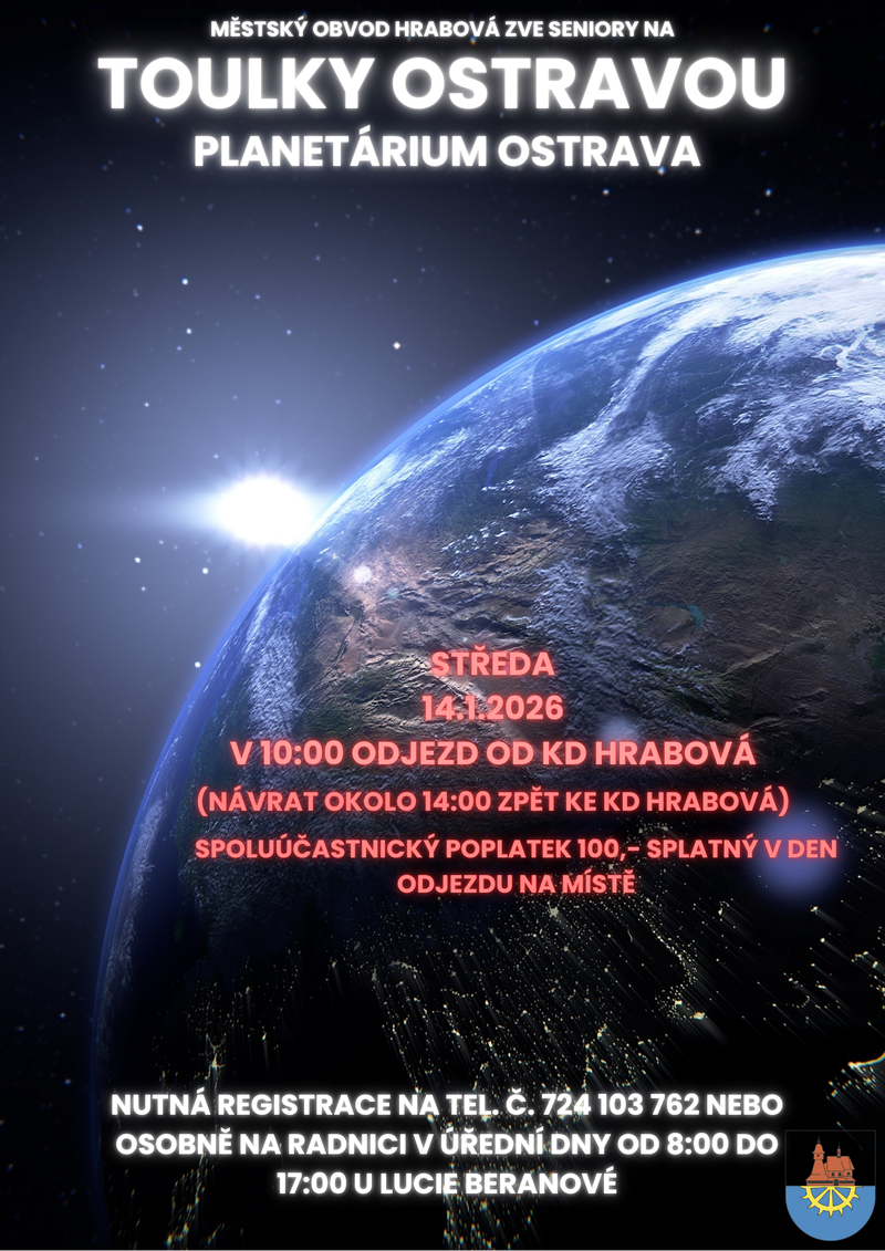 PRVNÍ LETOŠNÍ TOULKY OSTRAVOU MÍŘÍ DO PLANETÁRIA OSTRAVA