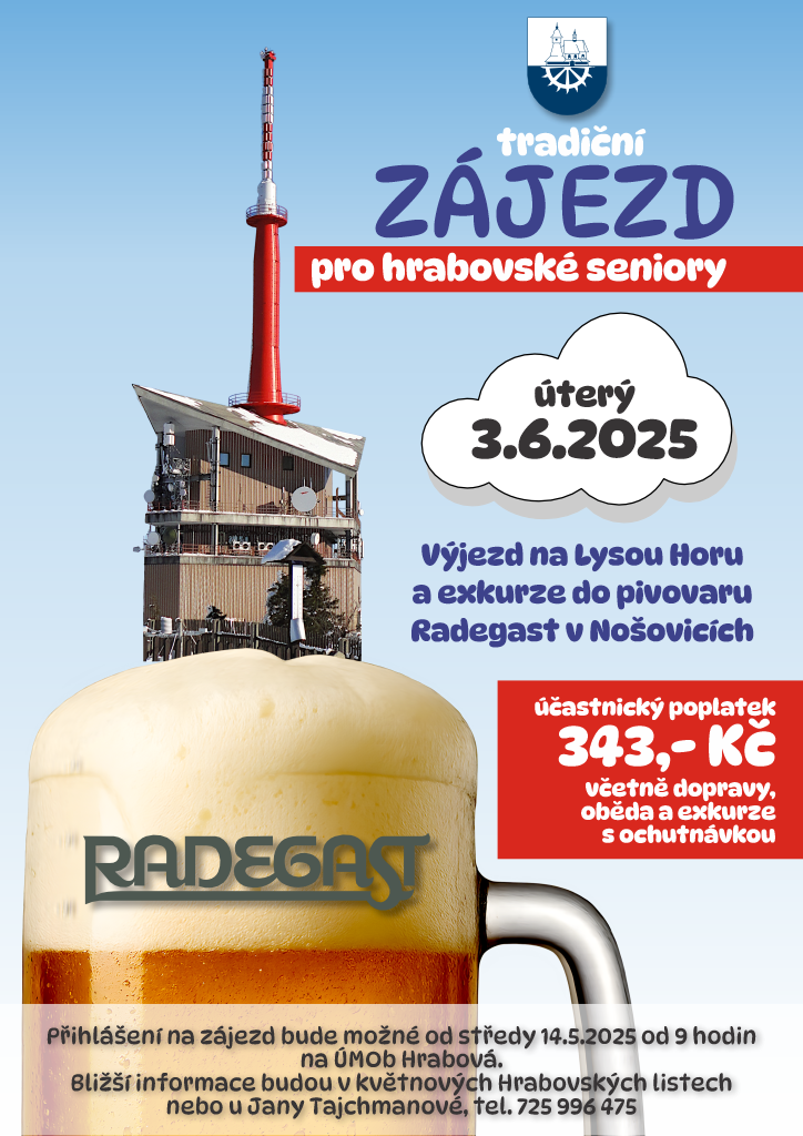 SENIOŘI, POJEĎTE S NÁMI NA ZÁJEZD! VYJEDEME DOKONCE I NA LYSOU HORU!