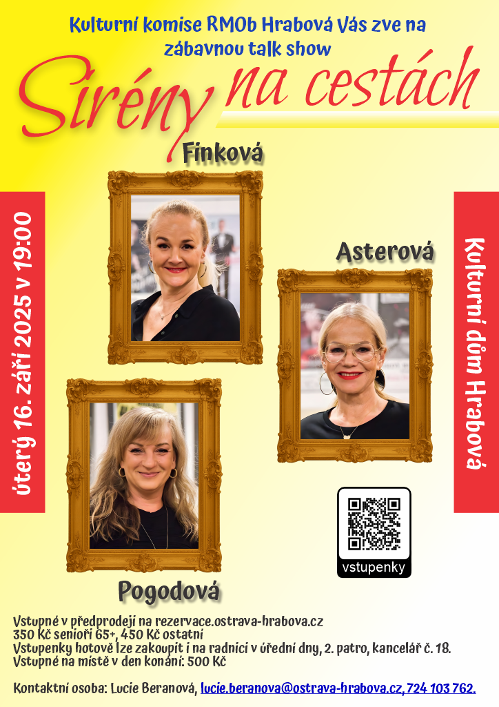 SIRÉNY NA CESTÁCH – PROBĚHNE I AUTOGRAMIÁDA S HEREČKAMI 