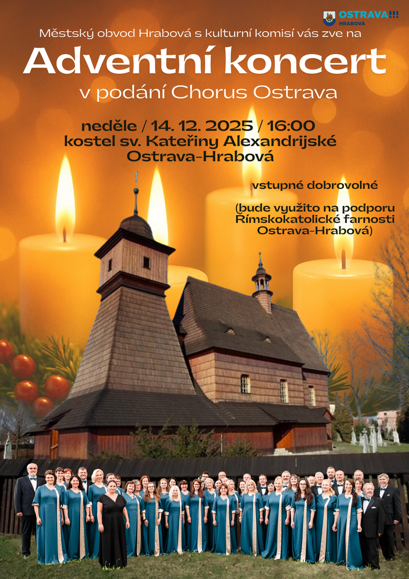 ZVEME VÁS NA  ADVENTNÍ KONCERT 