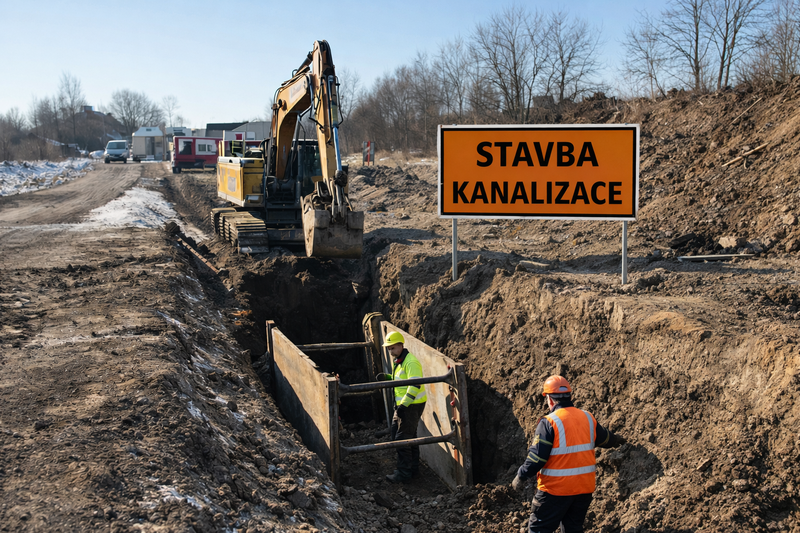 ZVEME VÁS NA INFORMAČNÍ SETKÁNÍ K DOSTAVBĚ KANALIZACE – 6. STAVBA 